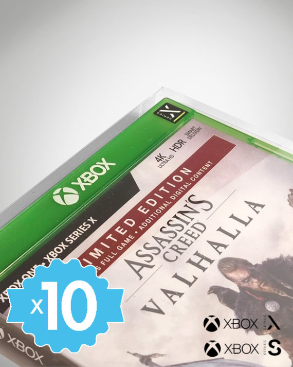 10 Crystal box Étuis de protection pour boîte de jeu Microsoft Xbox Series S X 0,4 mm