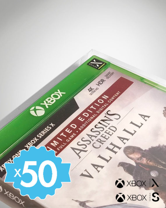 50 Crystal box Étuis de protection pour boîte de jeu Microsoft Xbox Series S X 0,4 mm