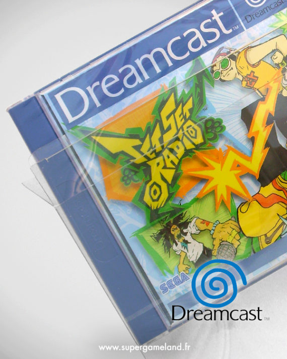 Crystal box - Étui de protection 0,4 mm - pour boîte de jeu Sega Dreamcast (DC PAL)