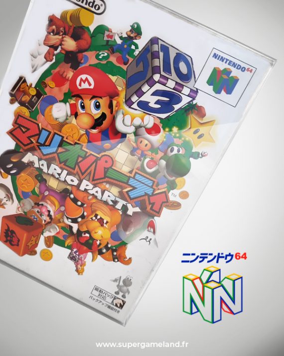 Crystal box - Étui de protection 0,4 mm - pour boîte de jeu Nintendo 64 N64 japonais