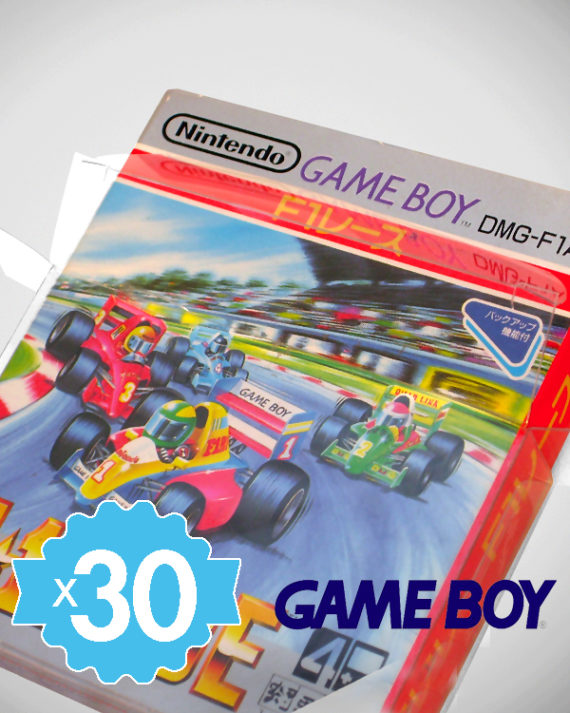 30 Crystal box Étuis de protection Nintendo Game Boy (GB JAP) 0,4mm