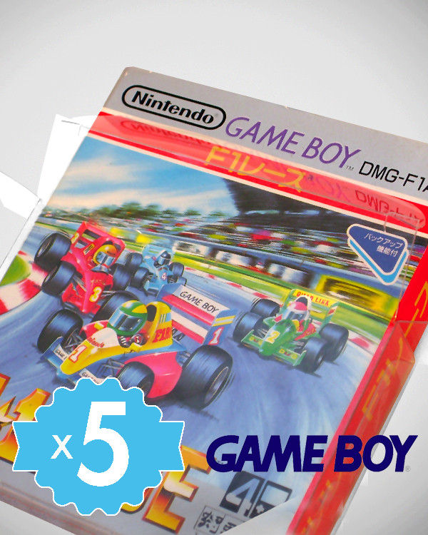 5 Crystal box Étuis de protection Nintendo Game Boy (GB JAP) 0,4mm