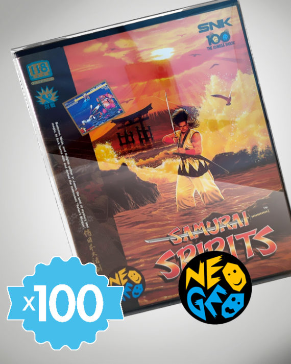 100 Crystal box Étuis de protection pour boîte de jeu SNK Neo-Geo AES 0,5 mm