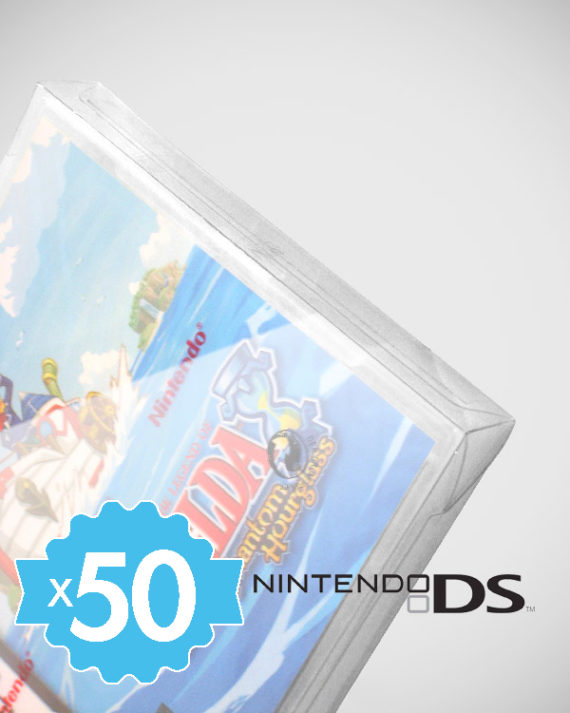 50 Crystal box Étuis de protection pour boîte de jeu Nintendo DS NDS 0,4 mm