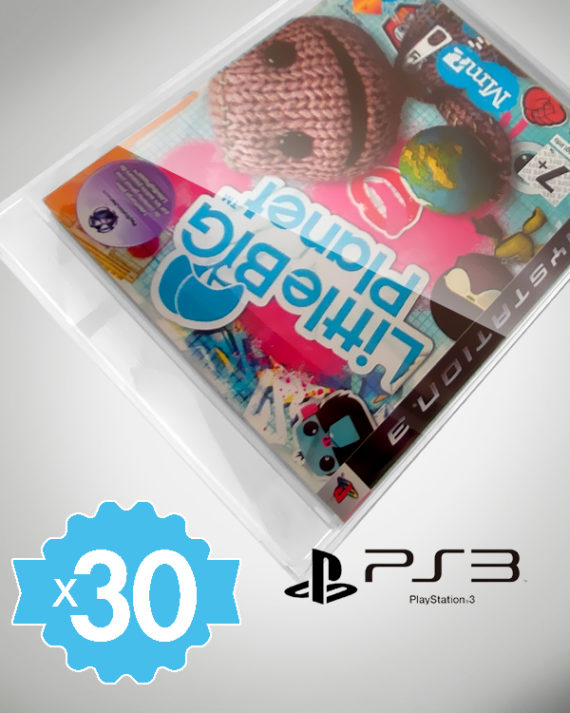 30 Crystal box Étuis de protection pour boîte Sony Playstation 3 PS3 0,4mm