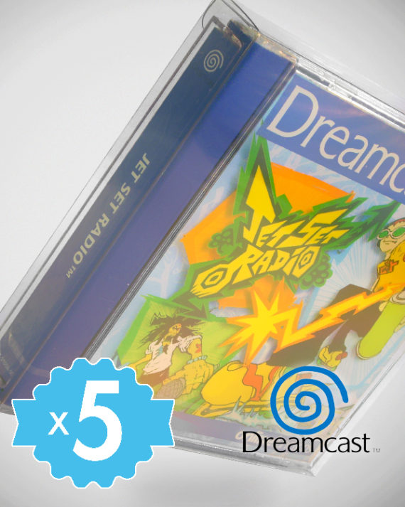 5 Crystal box Étuis de protection pour boîte de jeu Sega Dreamcast (DC PAL) 0,4 mm – Image 2