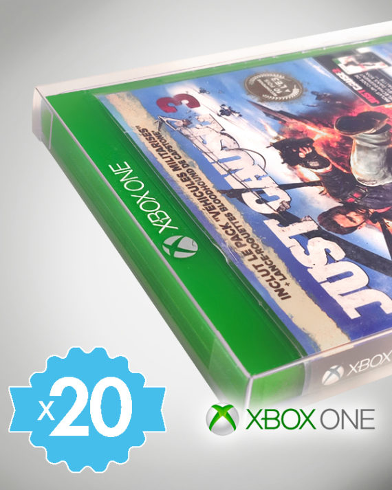 20 Crystal box Étuis de protection pour boîte de jeu Microsoft Xbox One 0,4 mm