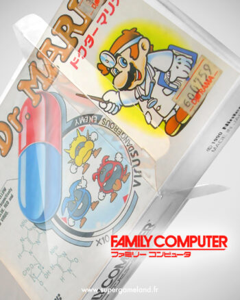 Crystal Box – Étui de protection pour boîte de jeu Nintendo Famicom