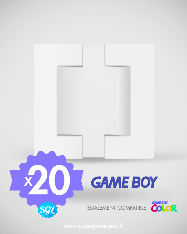 20 Cales de remplacement Nintendo Game Boy GB GameBoy Color GBC PAL FR