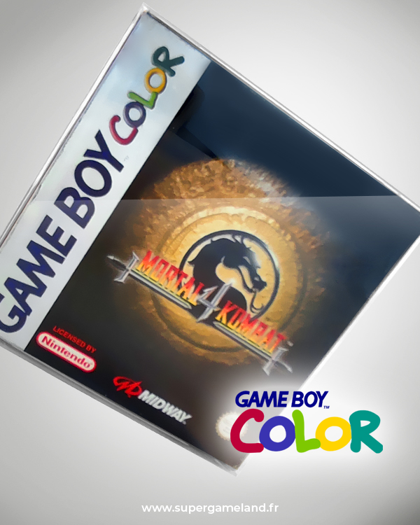 Crystal box pour boîte game boy color en version française (PAL)