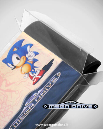 Crystal Box – Étui de protection pour cartouche de jeu Sega Megadrive