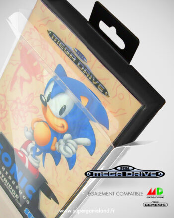 Crystal Box – Étui de protection pour boîte de jeu Sega Megadrive