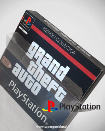 Crystal Box – Étui de protection pour boîte de jeu Sony Playstation 1 (3-4 cd)