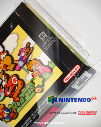 Protection Crystal box sur boîte Nintendo 64 en version PAL ou FR