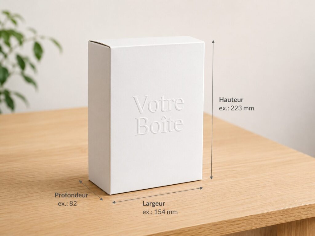mesures boîte